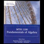 Mth1100 Fundamentals of Algebra   With 2 CDs (Custom)