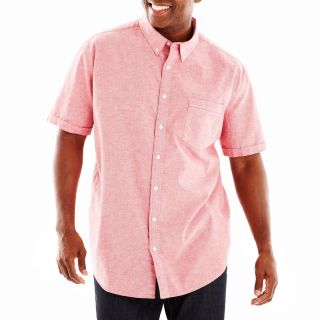 THE FOUNDRY SUPPLY CO. The Foundry Supply Co. Oxford Shirt Big and Tall, Red,