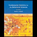 Fundamental Statistics for Behavior Science   Package