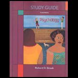 Exploring Psychology   Study Guide