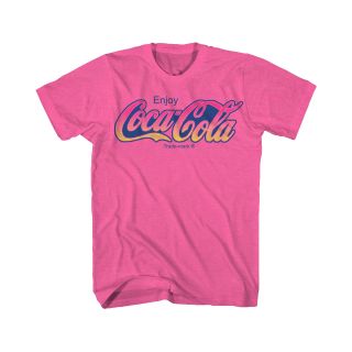 Pink Coca Cola Tee, Mens