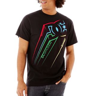 Dc Shoes DC Stand Graphic Tee, Black/Tan, Mens
