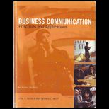Business Communication  Principles and Applications