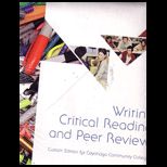 Writing, Critical Reading, and Peer Review (Looseleaf)