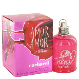 Amor Amor In A Flash for Women by Cacharel EDT Spray 3.4 oz