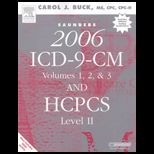 Saunders 2006 ICD 9 CM, Volume 1, 2, and 3 Package