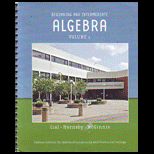 Beginning and Intermediate Algebra, Volume 1 (Custom)