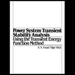 Power System Transient Stability Analysis Using the Transient Energy Function Method