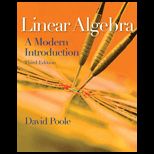 Linear Algebra Modern Introduction  Student Solution Manual