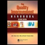 Quality Improvement Handbook   With CD
