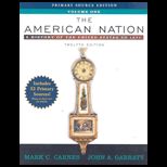 American Nation, Volume One   With Study Card   Package
