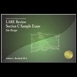Lare Review, Section C Sample Exam  Site Design