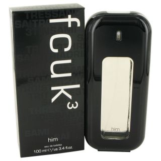 Fcuk 3 for Men by French Connection EDT Spray 3.4 oz