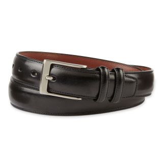 Stafford Leather Belt, Black, Mens