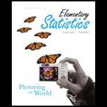 Elementary Statistics Picturing the World (with CD)