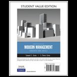 Modern Management (Looseleaf)