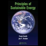 Principles of Sustainable Energy