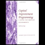 Capital Improvement Programming