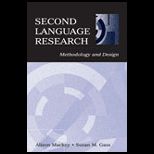 Second Language Research  Methodology and Design