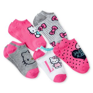 Hello Kitty 5 pk. No Show Socks   Girls, White, Girls