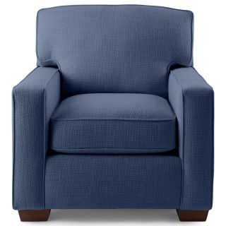 Possibilities Track Arm Chair, Sapphire (Blue)