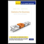 Statistics for Business (Looseleaf)