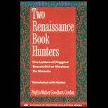 Two Renaissance Book Hunters