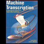 Machine Transcription Comp. Course  Package