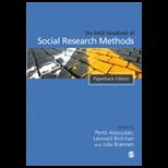 Sage Handbook of Social Research Method