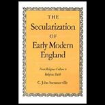 Secularization of Early Modern England