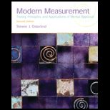 Modern Measurement Theory, Principles, and Applications of Mental Appraisal