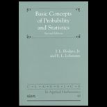 Basic Concepts of Probability and Statistics