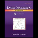 Excel Modeling In Investments  With Access