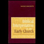 Biblical Interpretation in Early Church