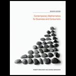 Contemporary Mathematics for Business and Consumers Brief With Access