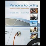 Managerial Accounting   With Connect Plus