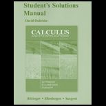 Calculus and Its Applications   Student Solution Manual