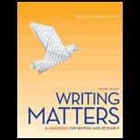 Writing Matters, Tabbed Text Only (Wire)