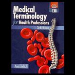 Medical Terminology for Health Professions / With 3.5 Disk and Two Tapes