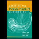 Managing Public Health Enterprise