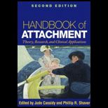 Handbook of Attachment, Second Edition Theory, Research, and Clinical Applications
