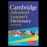 Cambridge Advanced Learners Dictionary Text Only