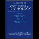 Handbook of Cross Cultural Psychology, Volume 2  Basic Processes and Human Development