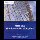 Mth1100  Fundamentals of Algebra   With 2 CD (Custom Package)