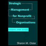 Strategic Management for Nonprofit Organizations  Theory and Cases