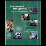 International Management Culture, Strategy, and Behavior
