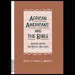 African Americans and the Bible Sacred Texts and Social Structures