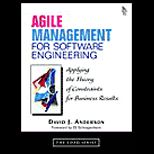 Agile Management for Software Engineering