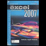 Microsoft Excel 2007, Level 1 and 2 Windows XP   With CD