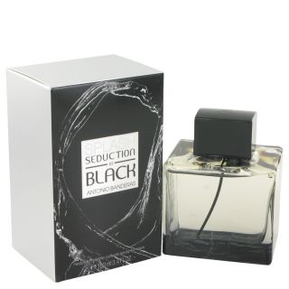 Seduction In Black Splash for Men by Antonio Banderas EDT Spray 3.4 oz